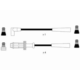 Uždegimo laidų komplektas  NGK 7371