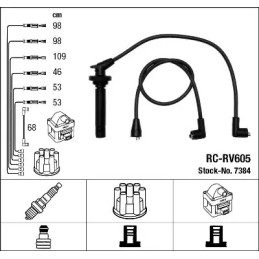 Uždegimo laidų komplektas  NGK 7384