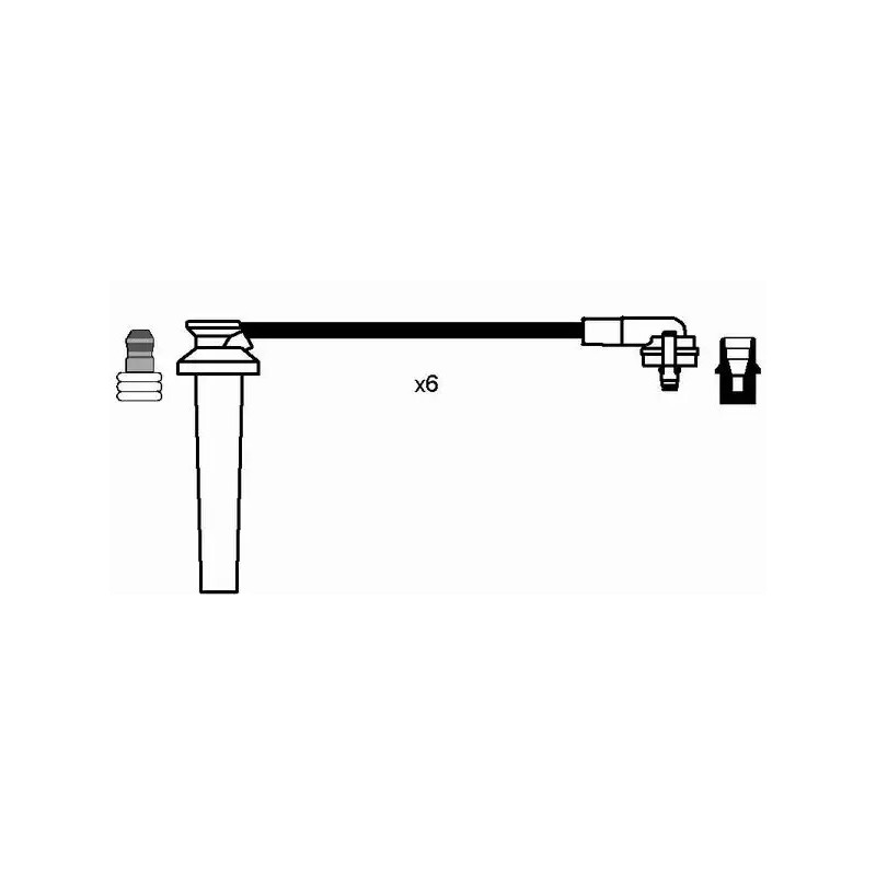 Uždegimo laidų komplektas  NGK 7701