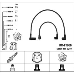 Uždegimo laidų komplektas  NGK 8210