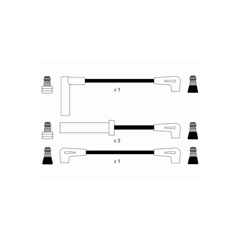 Uždegimo laidų komplektas  NGK 8283