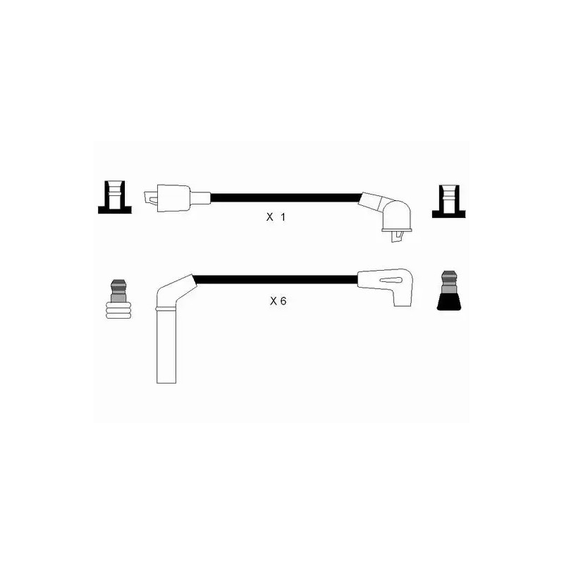 Uždegimo laidų komplektas  NGK 8287