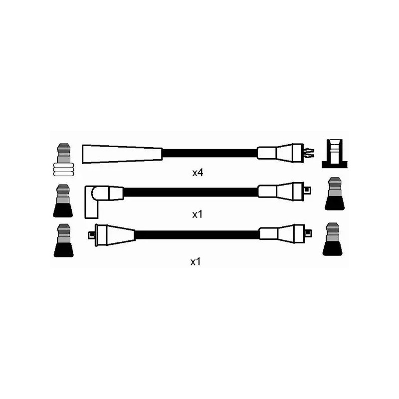 Uždegimo laidų komplektas  NGK 8292