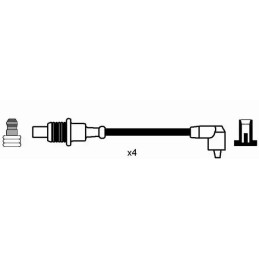 Uždegimo laidų komplektas  NGK 8471