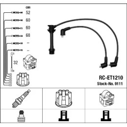 Uždegimo laidų komplektas  NGK 9111