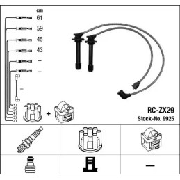 Uždegimo laidų komplektas  NGK 9925