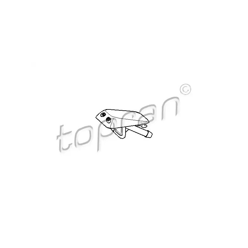 Lango apiplovimo purkštukas TOPRAN 104 439