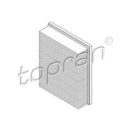 Oro filtras  TOPRAN 107 000