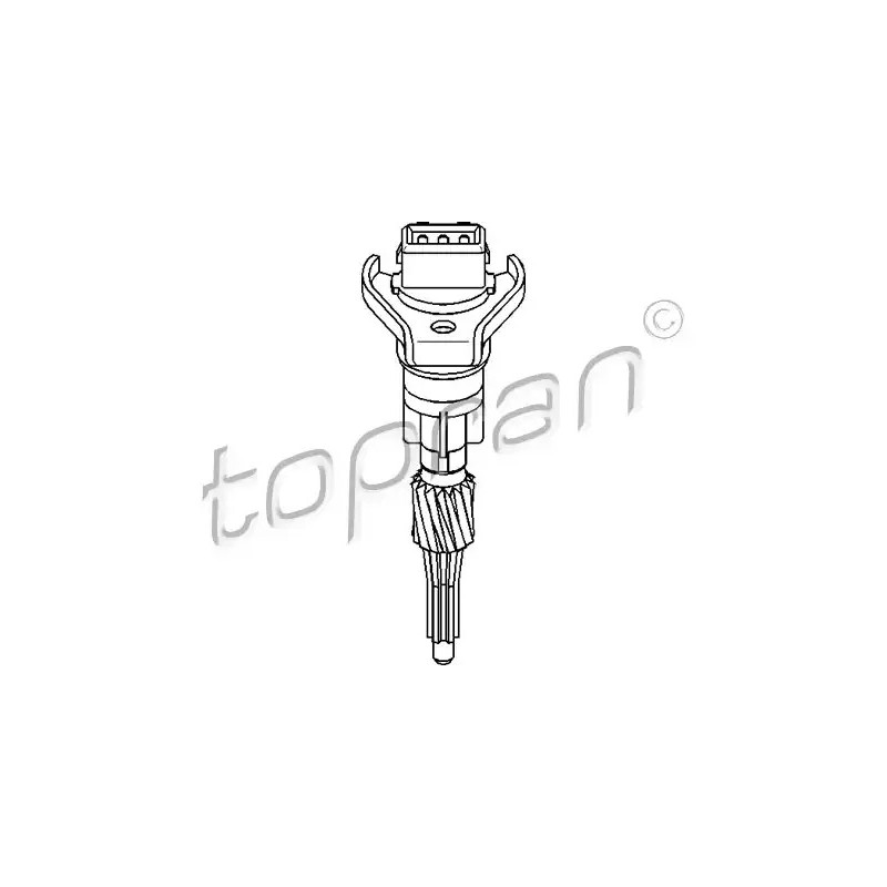Greičio / aps./min. jutiklis  TOPRAN 108 728