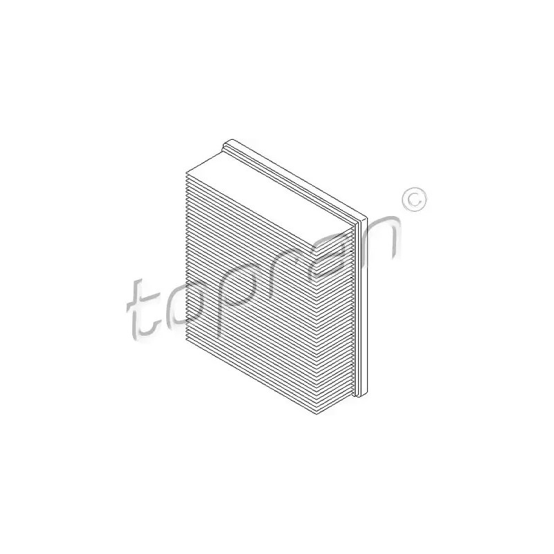Oro filtras  TOPRAN 109 043