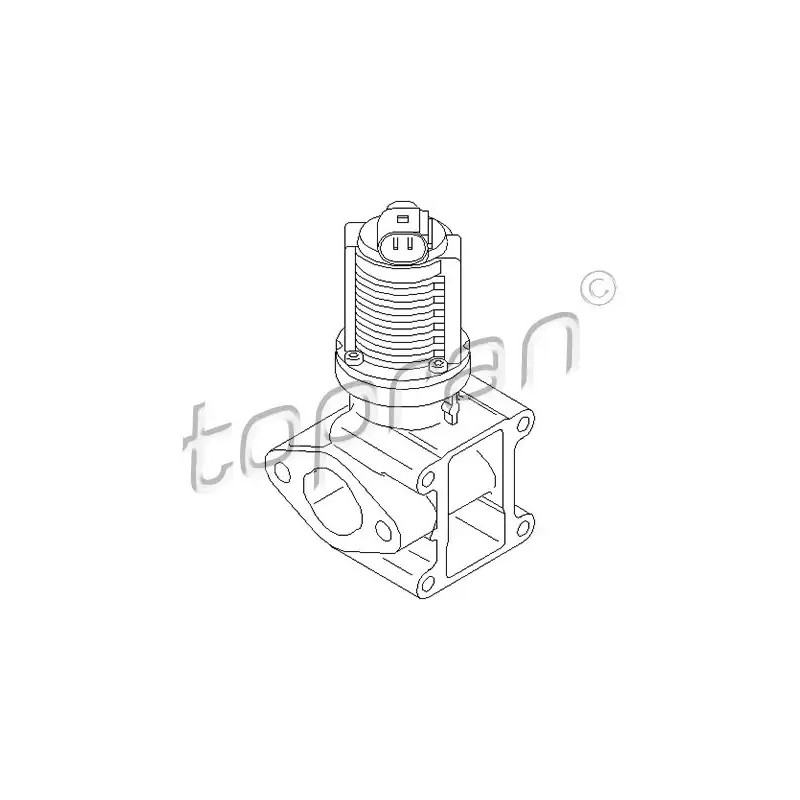 ERG vožtuvas  TOPRAN 207 441