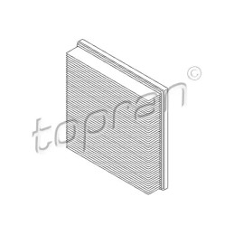 Oro filtras  TOPRAN 500 228