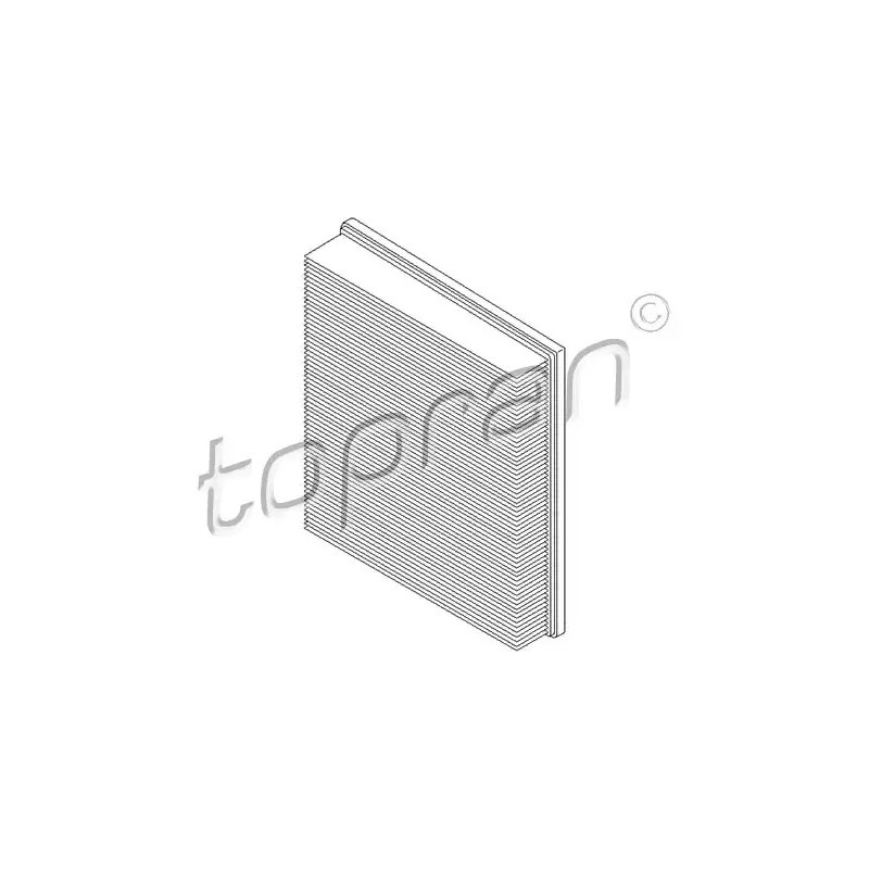 Oro filtras  TOPRAN 500 235