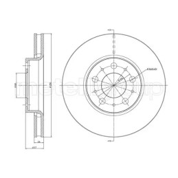 Stabdžių diskas  CIFAM 800-560C