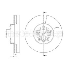 Stabdžių diskas  CIFAM 800-736C