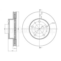 Stabdžių diskas  CIFAM 800-885C