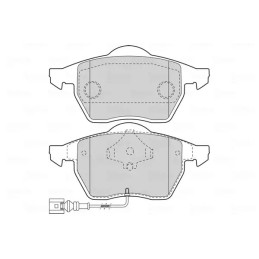 Diskinių stabdžių trinkelių rinkinys  VALEO 301486