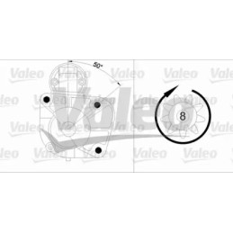 Starteris  VALEO 455876