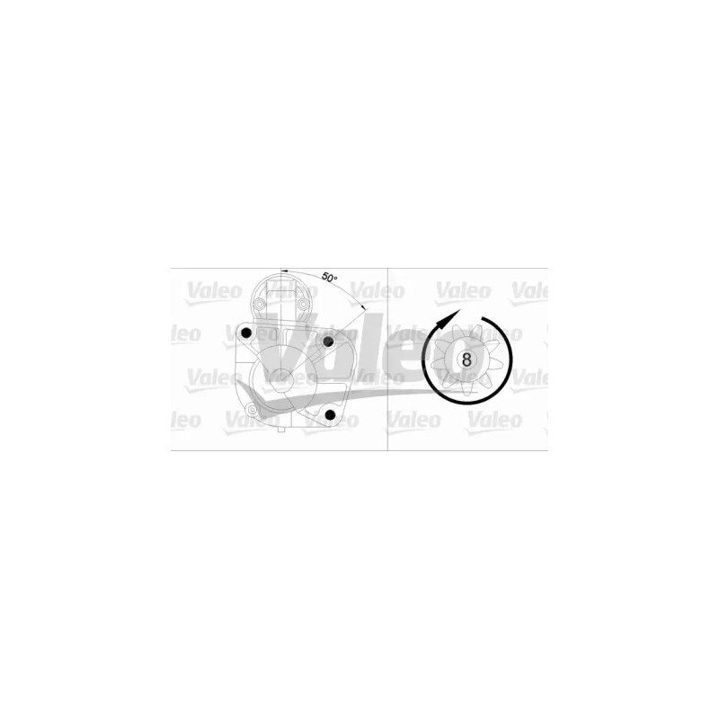 Starteris  VALEO 455876