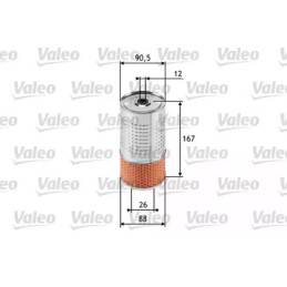 Alyvos filtras  VALEO 586518