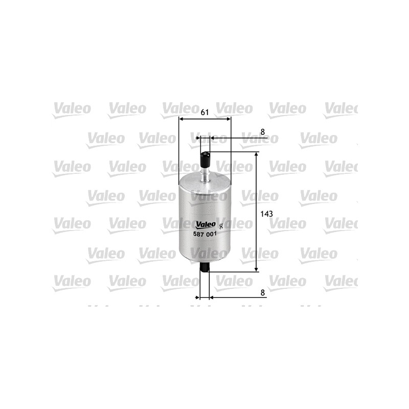 Kuro filtras  VALEO 587001