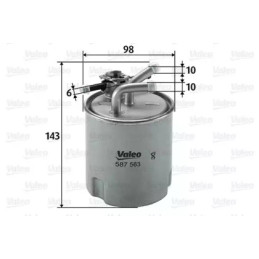 Kuro filtras  VALEO 587563