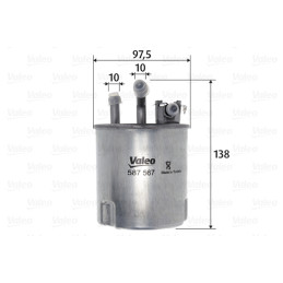 Kuro filtras  VALEO 587567