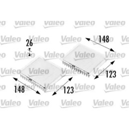 Salono filtras  VALEO 698469