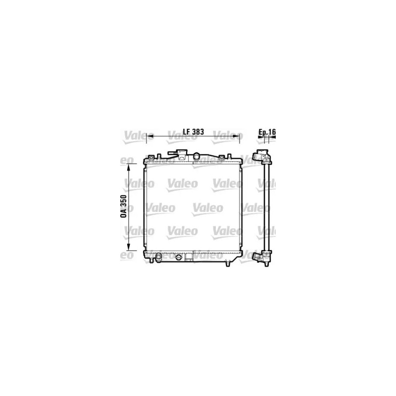 Variklio aušinimo radiatorius  VALEO 734157