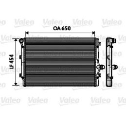 Variklio aušinimo radiatorius  VALEO 734333