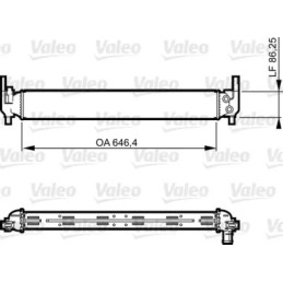 Variklio aušinimo radiatorius  VALEO 735310