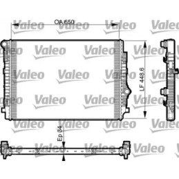 Variklio aušinimo radiatorius  VALEO 735549