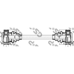 Kardaninis velenas  GSP 205001