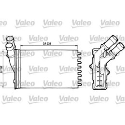 Salono radiatorius  VALEO 812005