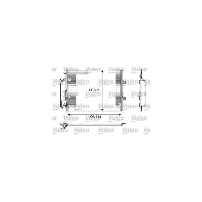 Oro kondicionieriaus radiatorius  VALEO 814061