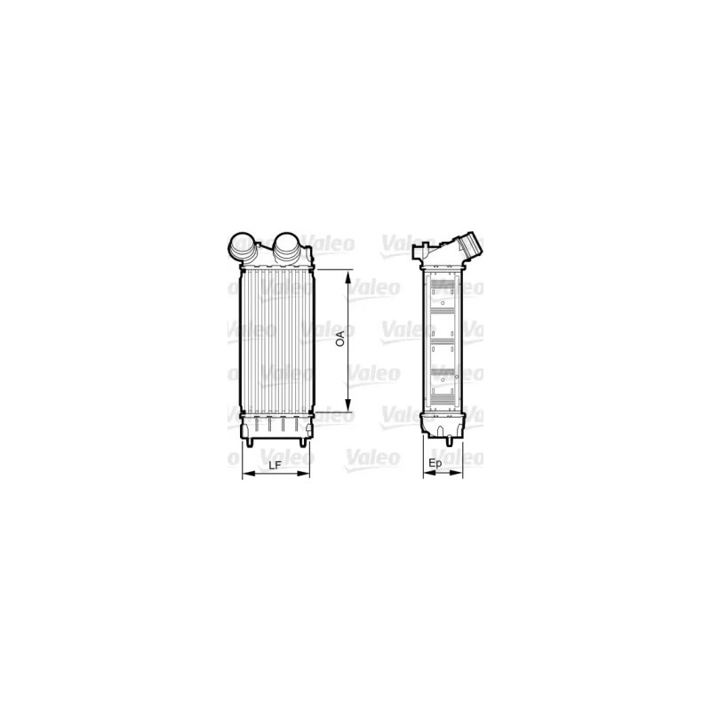 Kompresoriaus suslėgto oro aušintuvas  VALEO 818226