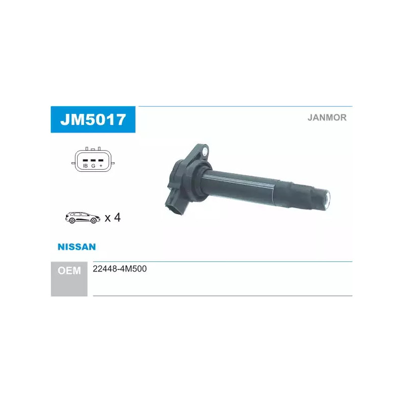 Uždegimo ritė  JANMOR JM5017