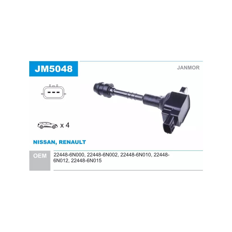 Uždegimo ritė  JANMOR JM5048