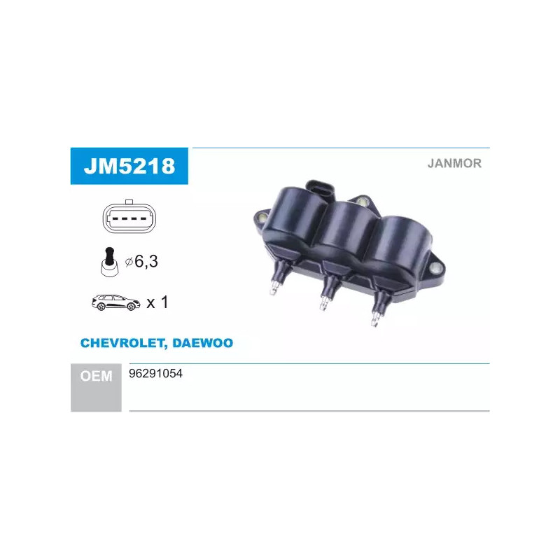 Uždegimo ritė  JANMOR JM5218