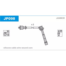 Uždegimo laidų komplektas  JANMOR JP098