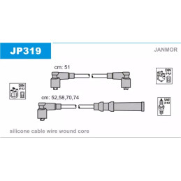 Uždegimo laidų komplektas  JANMOR JP319