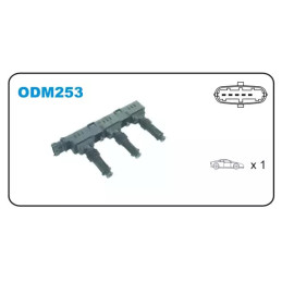 Uždegimo ritė  JANMOR ODM253