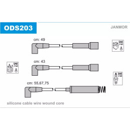 Uždegimo laidų komplektas  JANMOR ODS203