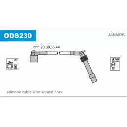 Uždegimo laidų komplektas  JANMOR ODS230
