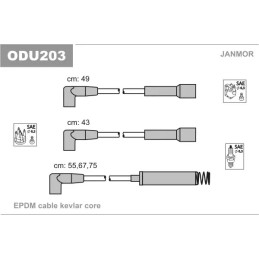 Uždegimo laidų komplektas  JANMOR ODU203