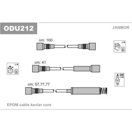 Uždegimo laidų komplektas  JANMOR ODU212