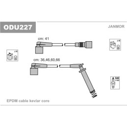 Uždegimo laidų komplektas  JANMOR ODU227