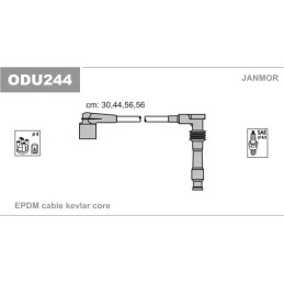 Uždegimo laidų komplektas  JANMOR ODU244