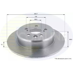 Stabdžių diskas  COMLINE ADC1109