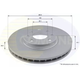 Stabdžių diskas  COMLINE ADC1112V